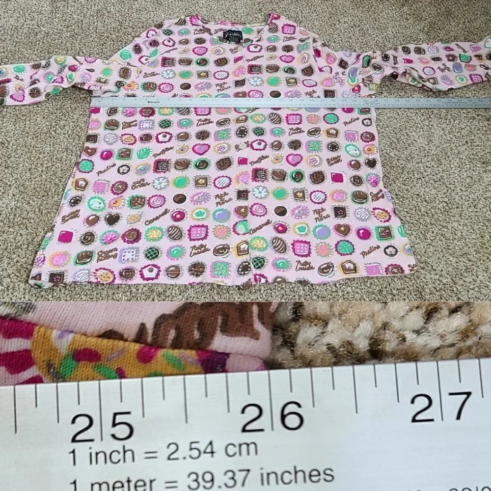 Nick & Nora Chocoholic Pajamas Plus Size 3XL Y2k New With Tags NWT